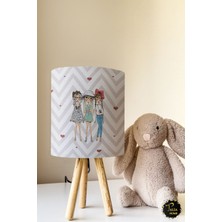 Talia Home Kalpli  Çocuk Odası Abajur Masa Lambası TLAB-001