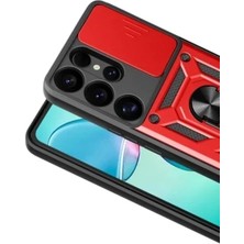 Zipax Samsung Galaxy S26 Ultra Uyumlu Kılıf Standlı Kamera Korumalı Tank Kapak Azn-Pars