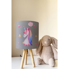 Talia Home Pegasus Desen Çocuk Odası Abajur Masa Lambası TLAB-130
