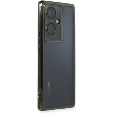 Zipax Vivo V29 Lite Uyumlu Kılıf Silikon Lazer Lensli Kamera Korumalı Azn-Razer