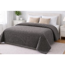 Gön Ev ve Otel Tekstili 180X220 cm Çift Kişilik Polyester Battaniye – Yumuşak Dokulu, Kışlık