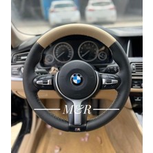 Bmw F30 M  Araca Özel  Kaplama Deri Direksiyon Kılıfı
