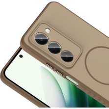 Zipax Xiaomi Redmi 15 Uyumlu Kılıf M-Safe Şarj Özellikli Şık Tasarım Zr-Tea