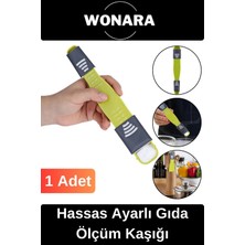 Wonara Özel Tasarım Gıda Uyumlu Plastik Baharat Kahve Için Çok Amaçlı Hassas Ayarlı Gıda Ölçüm Kaşığı