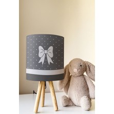 Talia Home Kurdele Desenli Çocuk Odası Abajur Masa Lambası TLAB-099