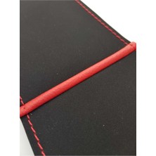 Kırmızı Yüzük Nubuk Noktalı Direksiyon Kılıf Kombini