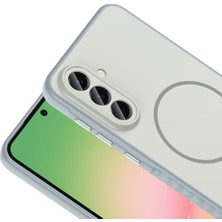 Zipax Samsung Galaxy A56 Uyumlu Kılıf M-Safe Şarj Özellikli Şık Tasarım Zr-Tea