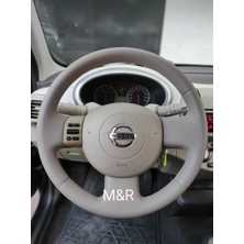 Nissan Micra Sol Kol Tuşlu Kaplama Deri Direksiyon Kılıfı