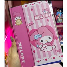 Meyra Accessories Sanrio Kawaii My Melodi Mıknatıslı Kapaklı Defter Ajanda Sevimli Lüx Hediyelik