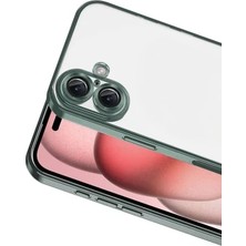 Zipax Apple iPhone 17 Uyumlu Kılıf Silikon Lazer Lensli Kamera Korumalı Azn-Razer