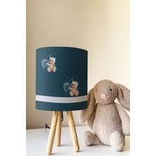 Talia Home Yeşil Ayıcık Çocuk Odası Abajur Masa Lambası TLAB-144