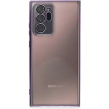 Zipax Samsung Galaxy Note 20 Ultra Uyumlu Kılıf Silikon Lazer Lensli Kamera Korumalı Azn-Razer