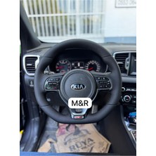 Kia Sportage Gt 2017 Orijinal Kaplama Deri Direksiyon Kılıfı