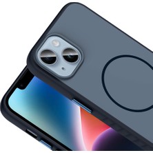 Zipax Apple iPhone 13 / 14 Uyumlu Kılıf M-Safe Şarj Özellikli Şık Tasarım Zr-Tea