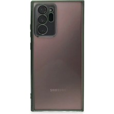 Zipax Samsung Galaxy Note 20 Ultra Uyumlu Kılıf Silikon Lazer Lensli Kamera Korumalı Azn-Razer