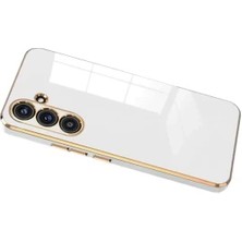 Zipax Samsung Galaxy S25 Fe Uyumlu Kılıf Parlak Silikon Kılıf Azn-Volet