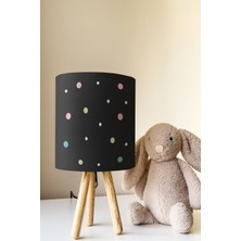 Talia Home Kelebek Desen Çocuk Odası Abajur Masa Lambası TLAB-115