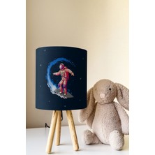 Talia Home Uzay Astronot Desenliçocuk Odası Abajur Masa Lambası TLAB-232