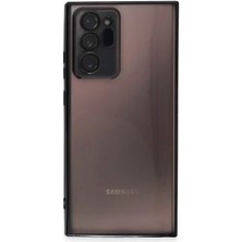 Zipax Samsung Galaxy Note 20 Ultra Uyumlu Kılıf Silikon Lazer Lensli Kamera Korumalı Azn-Razer