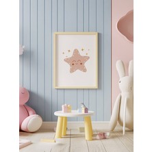 Fuart.Co Gök Yıldızı Temalı Çocuk Odası Posteri Kuşe Baskı (Çerçevesiz) CCFU