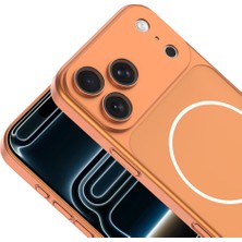 Zipax Apple iPhone 16 Pro Uyumlu Kılıf M-Safe Şarj Özellikli Kamera Korumalı Dönüşüm Kapak Zr-Spark