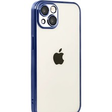 Zipax Apple iPhone 15 Uyumlu Kılıf Silikon Lazer Lensli Kamera Korumalı Azn-Razer