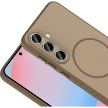 Zipax Samsung Galaxy S25 Fe Uyumlu Kılıf M-Safe Şarj Özellikli Şık Tasarım Zr-Tea