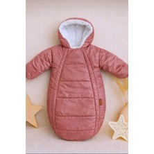 DeKuBaby Içi Welsoft Kürklü Yeni Doğan Bebek Kundak - Tulum Mont