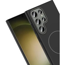 Zipax Samsung Galaxy S24 Ultra Uyumlu Kılıf M-Safe Şarj Özellikli Kapak Azn-Broş