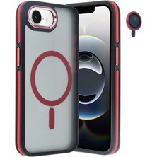 Zipax Apple iPhone 16E Uyumlu Kılıf M-Safe Şarj Özellikli Kamera Lens Hediye Azn-Winner