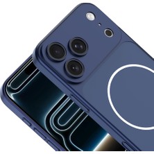 Zipax Apple iPhone 16 Pro Max Uyumlu Kılıf M-Safe Şarj Özellikli Kamera Korumalı Dönüşüm Kapak Zr-Spark