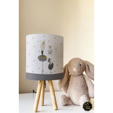 Talia Home Balerin Kız Çocuk Odası Abajur Masa Lambası TLAB-006