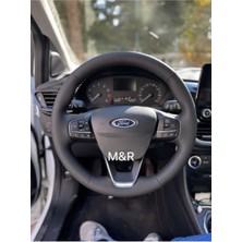 Transit 2020 Kaplama Deri Direksiyon Kılıfı