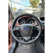 Ford Fiesta Araca Özel Orijinal Kaplama Deri Direksiyon Kılıfı