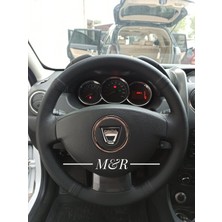 Dacia Kapakli Kaplama Deri Direksiyon Kılıfı