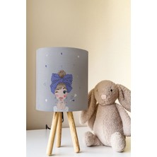 Talia Home Kız Çocuk Odası Abajur Masa Lambası TLAB-176