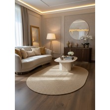 Rose'n Home Jüt Örgü-10 Elde Dokuma Doğal Jüt Örgü Hasır Halı