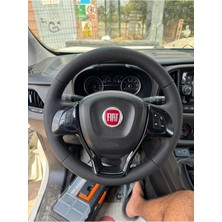 Fiat Doblo 4 Orijinal Kaplama Deri Direksiyon Kılıfı