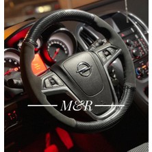  Astra J Kasa Kristal Karbon 5d Nubuk Orijinal Kaplama Deri Direksiyon Kılıfı