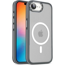 Zipax Apple iPhone 16E Uyumlu Kılıf M-Safe Şarj Özellikli Kamera Lens Hediye Azn-Winner
