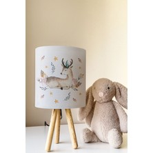 Talia Home Ceylan Desenli Çocuk Odası Abajur Masa Lambası TLAB-264