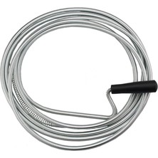 Shopwave Gider Açma Teli 8 M - Lavabo Küvet ve Duş Tıkanıklığı Için Profesyonel Spiral