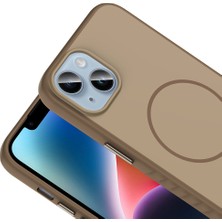 Zipax Apple iPhone 13 / 14 Uyumlu Kılıf M-Safe Şarj Özellikli Şık Tasarım Zr-Tea