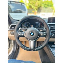 Bmw F30 M Bentley Kristal Karbon Orijinal Kaplama Deri Direksiyon Kılıfı