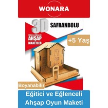 Wonara 3D Eğitici Zeka Geliştirici Boyanabilir Ahşap Puzzle - Ebeveyn ve Çocuk Için Demonte Oyun Maketi