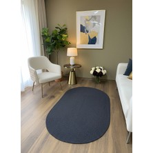 Rose'n Home Jüt Örgü-06 Elde Dokuma Doğal Jüt Örgü Hasır Halı