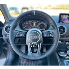 Audi 4 Orijinal Kaplama Deri Direksiyon Kılıfı