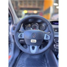 Fluence Nikelanjlı Tuşlu Orijinal Kaplama Deri Direksiyon Kılıfı