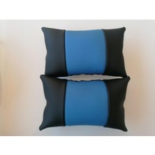 Araç Araba Seyahat Oto Boyun Yastığı Mavi