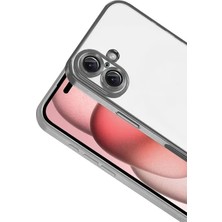 Zipax Apple iPhone 17 Uyumlu Kılıf Silikon Lazer Lensli Kamera Korumalı Azn-Razer